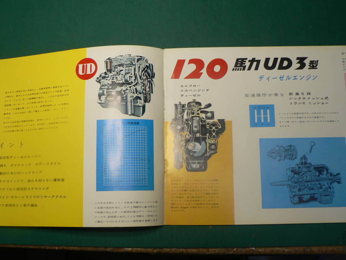  pamphlet truck Nissan * diesel 6 ton 5 ton Nissan catalog leaflet 
