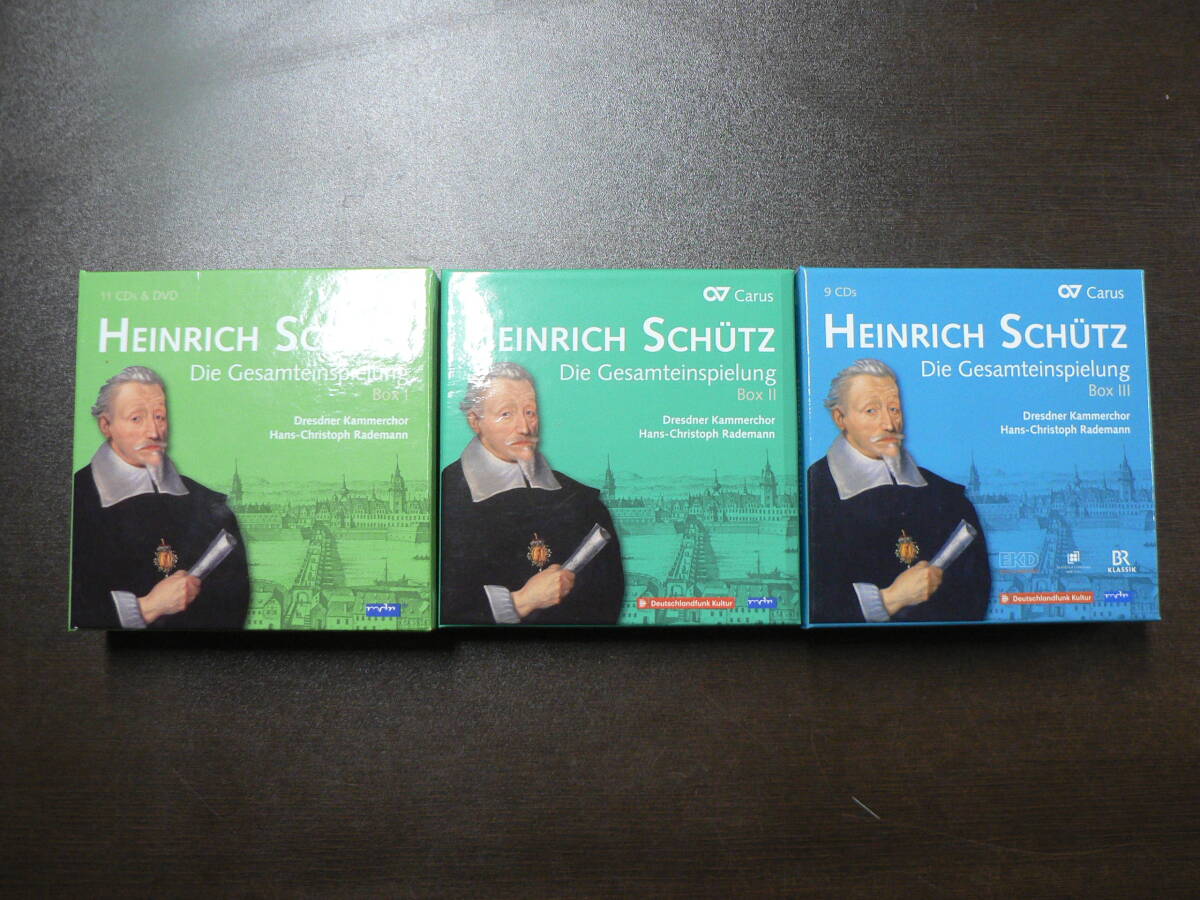 28CD+DVD BOX ハインリッヒ・シュッツ全集 ハンス=クリストフ・ラーデマン&ドレスデン室内合唱団_画像1