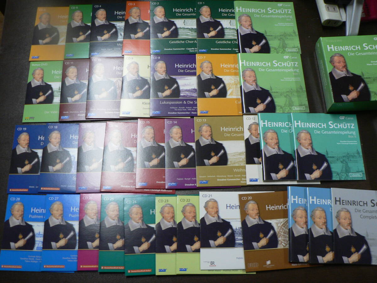 28CD+DVD BOX ハインリッヒ・シュッツ全集 ハンス=クリストフ・ラーデマン&ドレスデン室内合唱団_画像5