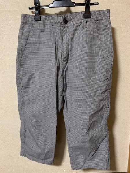 ヤフオク 美品 Gu メンズパンツ コットン100 チェック柄 ヤフオク 美品 Gu メンズパンツ コットン100 チェック柄