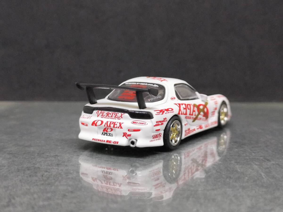 1/64 TARMAC WORKS VERTEX RX-7 FD3S / A'PEX D1 PROJECTの画像4