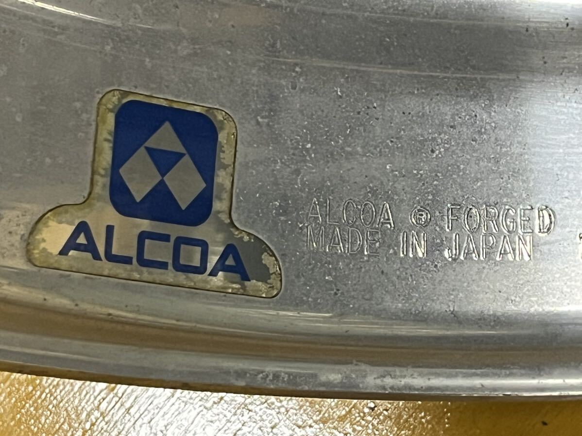アルコア ALCOA アルミホイール 19.5×6.75 8穴 DC−147 トラック JIS 未使用 スペア取外しの画像5