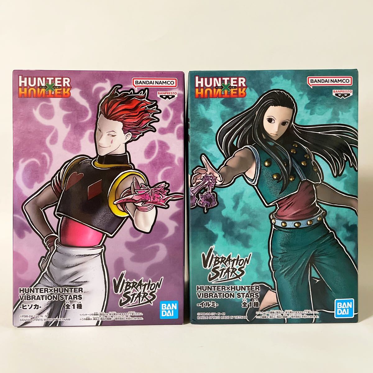  нераспечатанный 2 вид set* Hunter Hunter фигурка hisoka& ilmi вибрация HUNTER×HUNTER VIBRATION STARS Hisoka & Illumi Figure