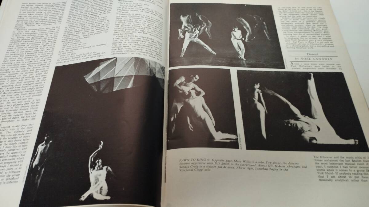 dance and dancers　洋ダンス雑誌　1969.2　※New Sleeping Beauty／Pawn to King 5_画像2