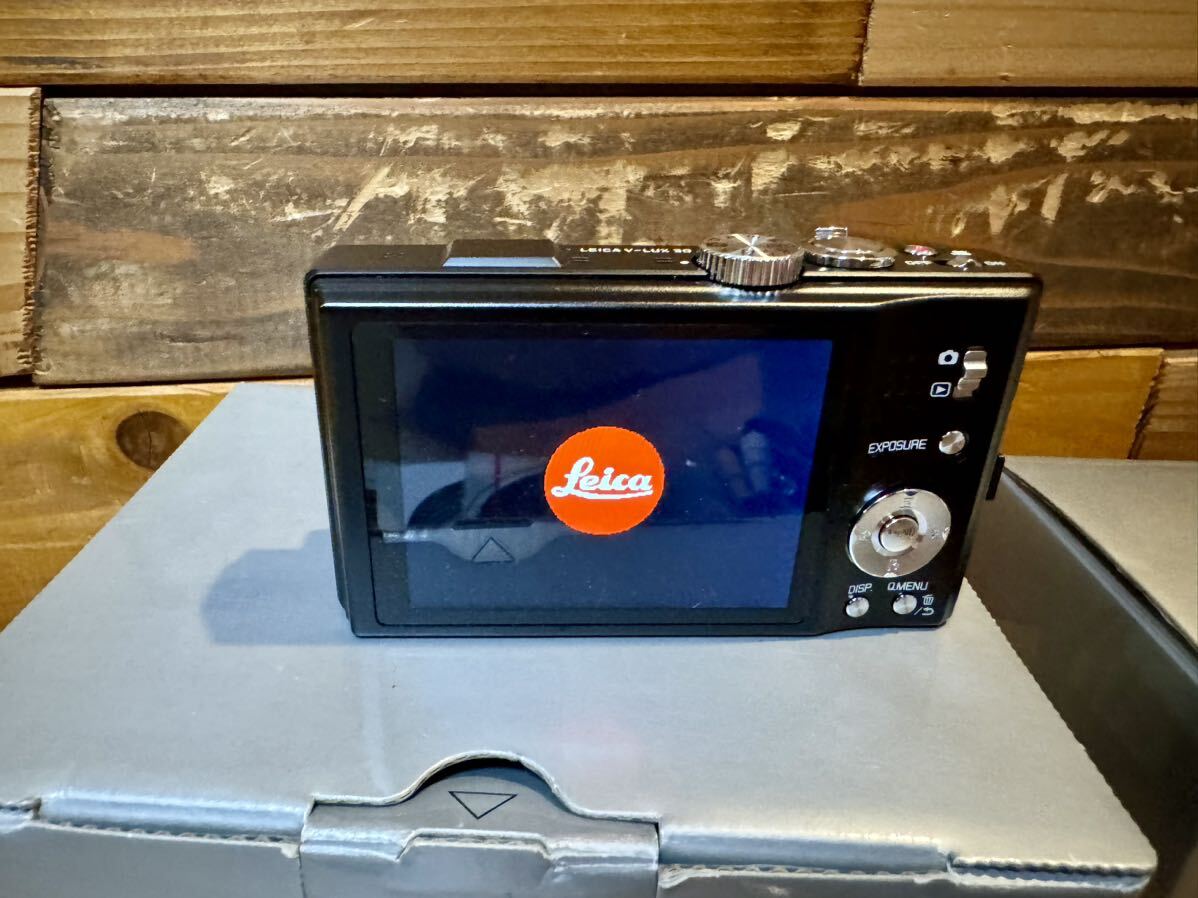 美品 LEICA ライカ V-LUX30 コンパクトデジタルカメラ デジカメ ブラックボディ 革ケース付の画像4