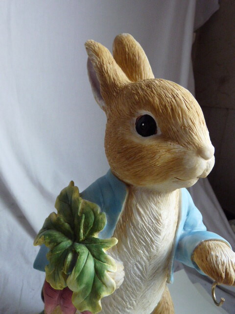  Peter Rabbit peter Rabitt. фонарь * держатель? Kato прикладное искусство * высота 39, ширина 18cm resin производства 