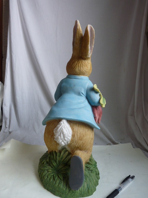  Peter Rabbit peter Rabitt. фонарь * держатель? Kato прикладное искусство * высота 39, ширина 18cm resin производства 