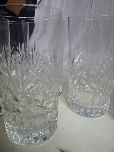 bohemi Anne glass crystal * tumbler 9 customer Czech made 