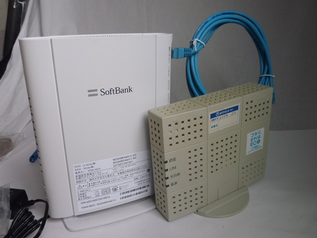 光BBとONUです◆Softbank J18V150.00/NTT東日本/沖電気 GE-PON-ONU タイプD＜１＞２　（B）_画像4
