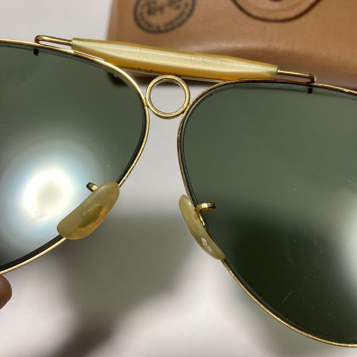 アメリカンヴィンテージ　レイバン Ray-Ban 刻印『B&L RAYBAN USA』ティアドロップ 1970s_画像10