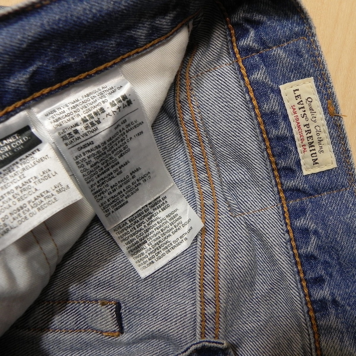 -352★ Levi's PREMIUM 562 ビッグE W31 L32 ルーズテーパード デニムパンツ lose taperd リーバイス 古着 ジーンズ ★_画像5