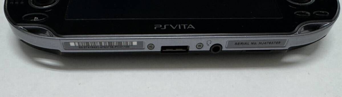 動作品 PlayStation Vita PCH-1100 おまけ ソフト1本 ケース 16GBメモリーカード  送料無料の画像3