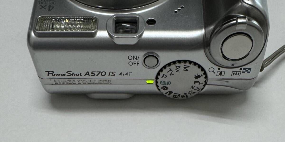 送料無料 Canon PowerShot A570 IS 元箱あり 付属品ありの画像4