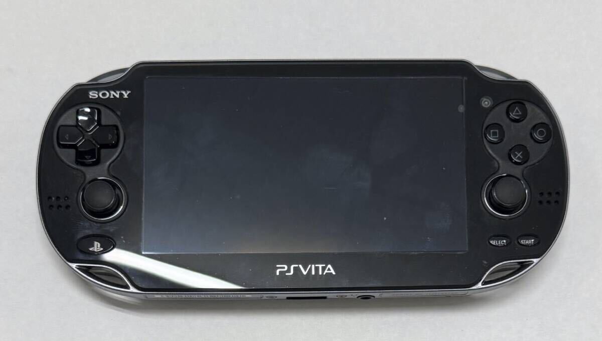 動作品 PlayStation Vita PCH-1100 おまけ ソフト1本 ケース 16GBメモリーカード  送料無料の画像2
