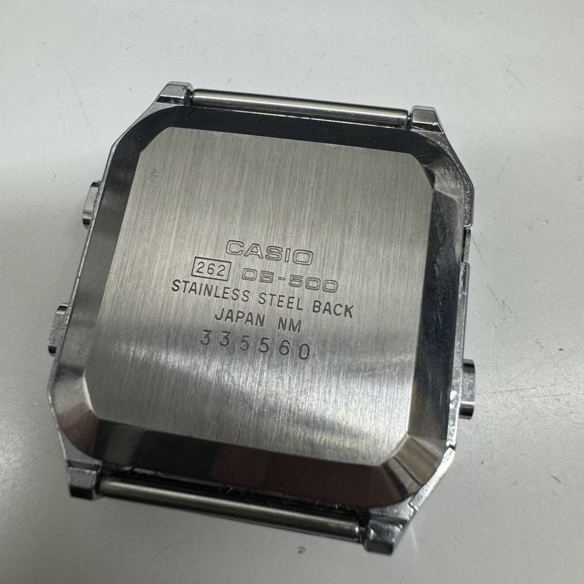 CASIO カシオ DB-500 TELEMEMO 50 DATA BANK デジタル メンズ 腕時計 ジャンク 要修理 クォーツ 10115の画像3