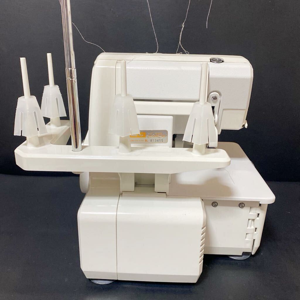 JUKI ジューキ　ベビーロックミシン2本針4本糸　baby lock /BL-813455 通電動作確認済み　元箱入り　　ジューキロックミシン_画像10