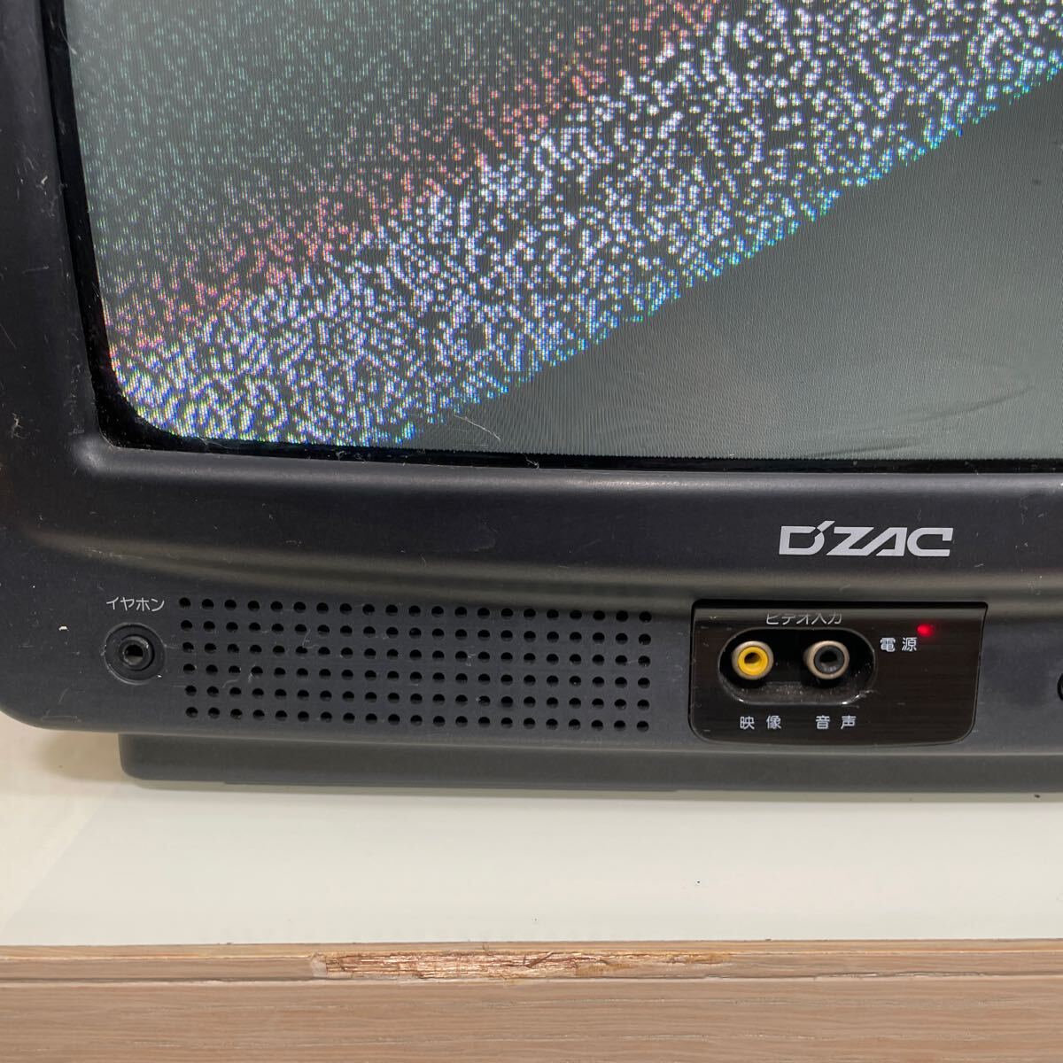 ブラウン管 カラーテレビ/ビデオ DZAC C14K1 オンキョー 94年製 ブラウン管テレビ 通電確認済みの画像4