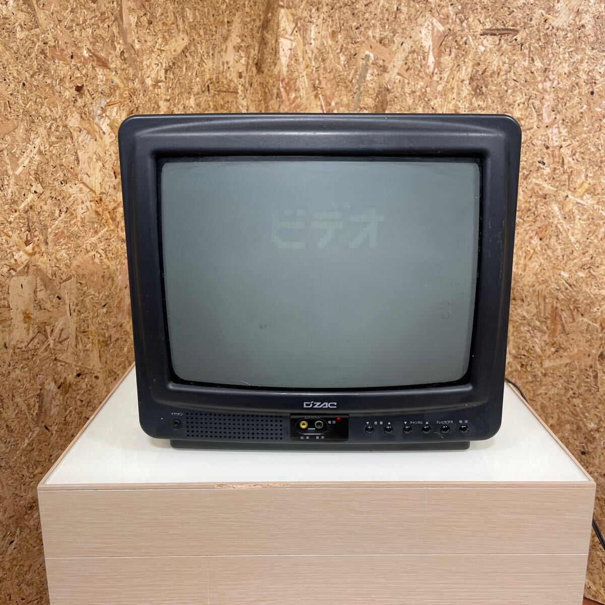 ブラウン管 カラーテレビ/ビデオ DZAC C14K1 オンキョー 94年製 ブラウン管テレビ 通電確認済みの画像1