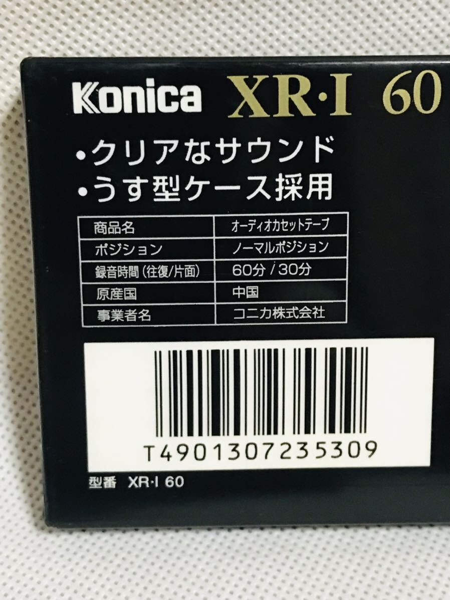 コニカ/カセットテープ/XR・I/60分/ノーマルポジション/未使用_画像4