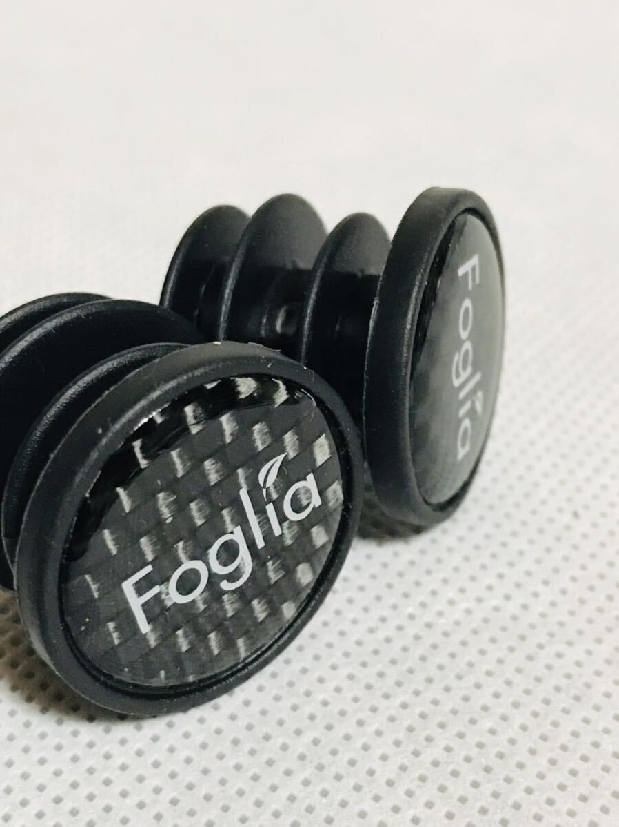  foglamp rear (FOGLIA) end plug carbon style VLP-56-1 bicycle / road bike / steering wheel 