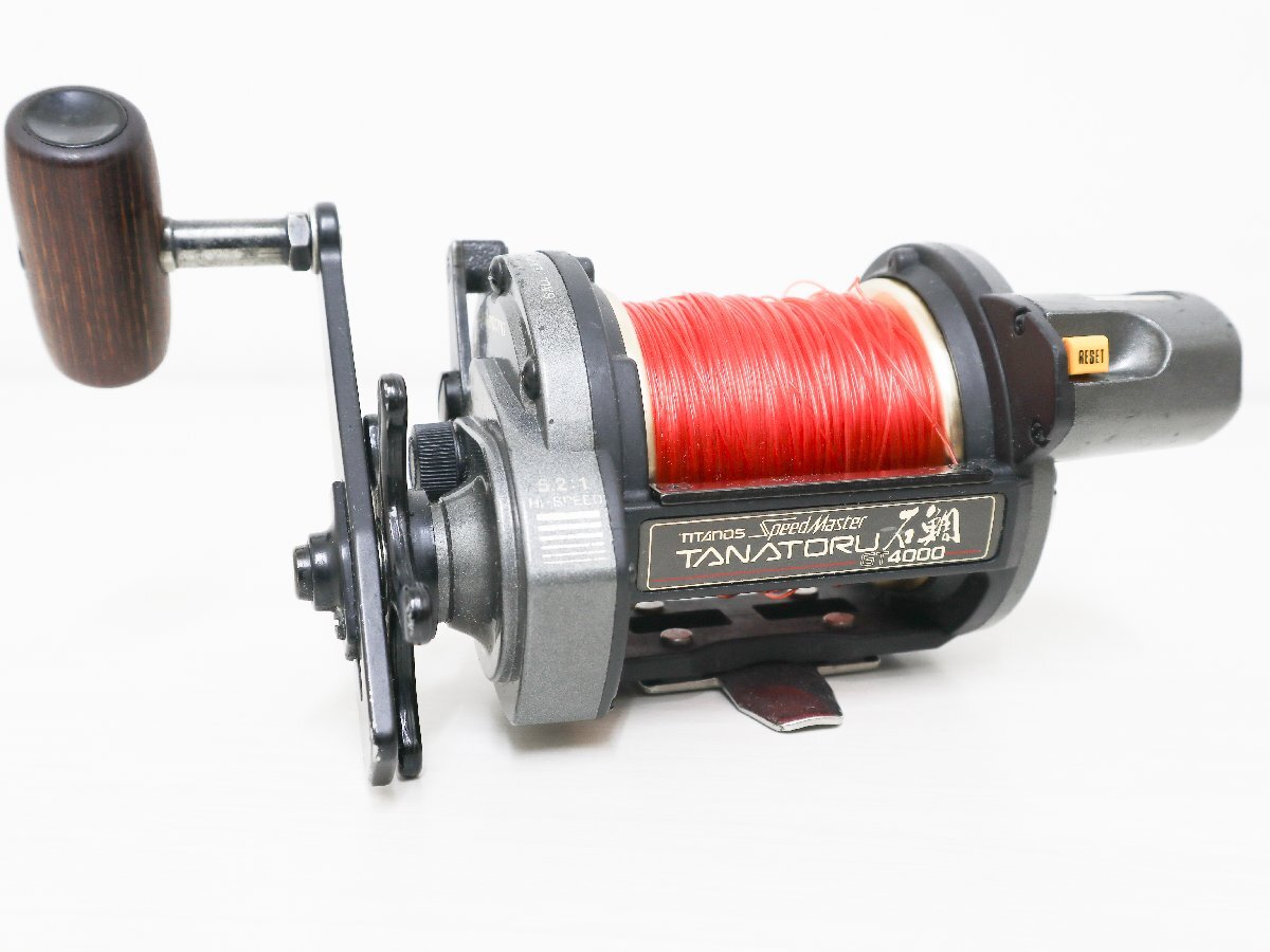 SHIMANO シマノ TITANOS Speed Master スピードマスター TANATORU タナトル GT4000 石鯛 海釣り カウンター付き 石鯛リール ベイトリール_画像1