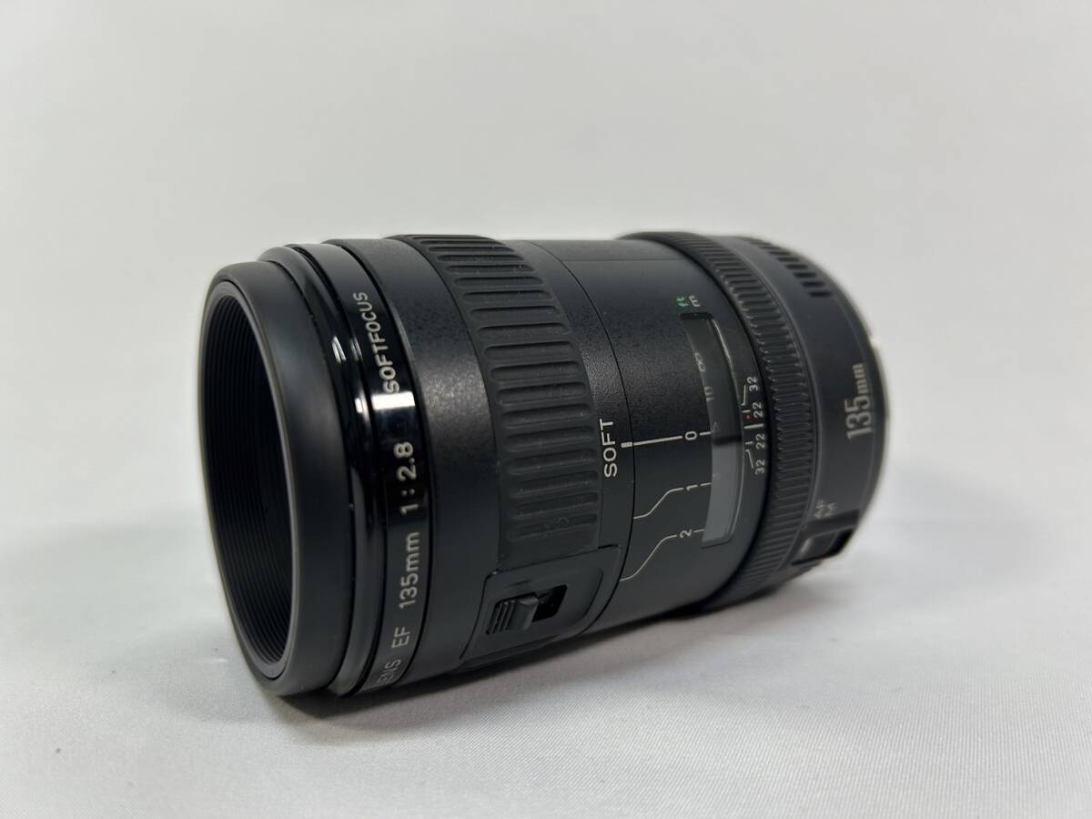 Canon Canon LENS EF 135mm 1:2.8 camera lens only operation not yet verification cap filter case attaching 