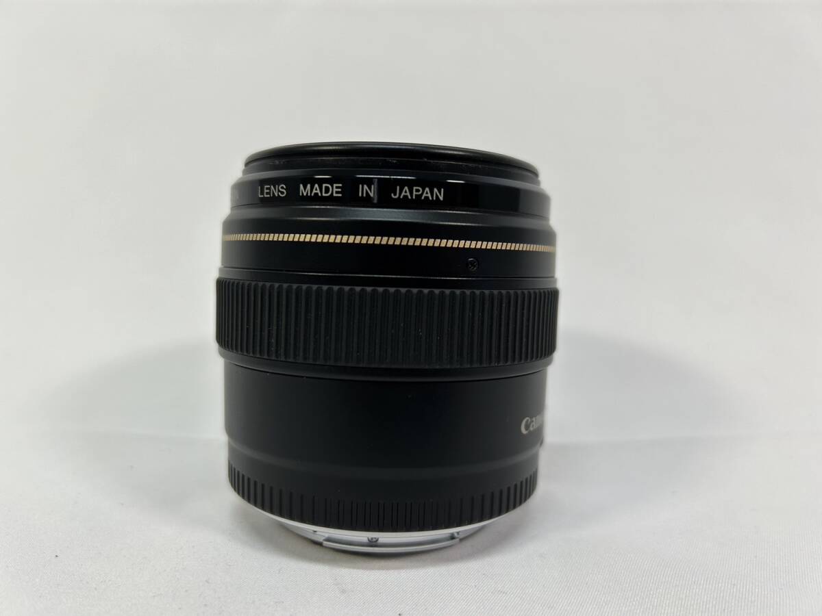 CANON キャノン LENS EF 85㎜ 1:1.8 カメラレンズのみ キャップ フィルター ケース フード付き