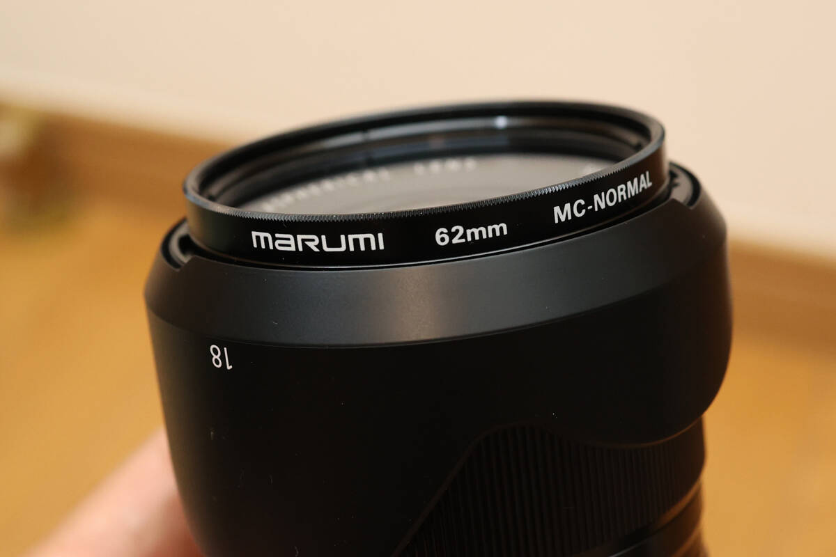 [ beautiful goods ] Fuji Film XF18mmF1.4 R LM WR filter attached 