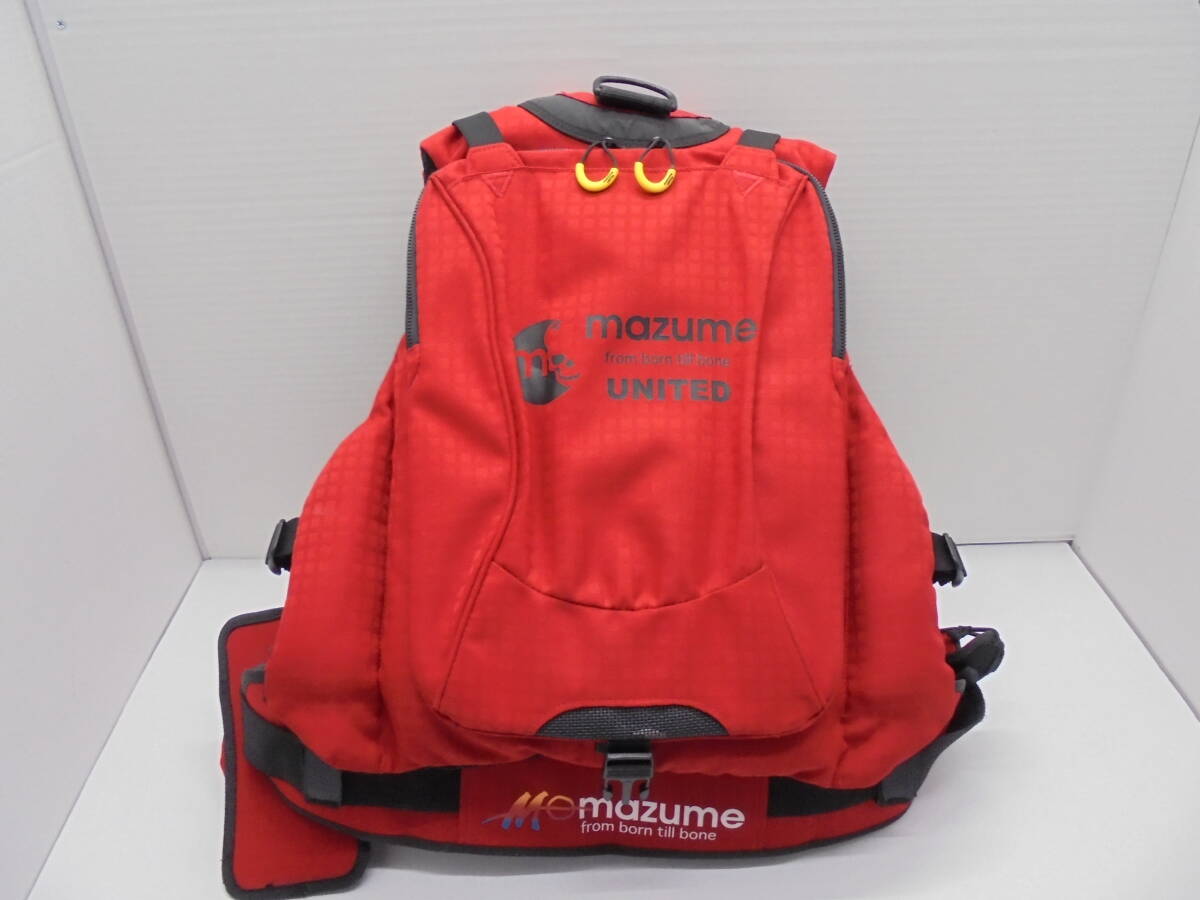 ◇8009・MAZUME/マズメ ライフジャケット フロートベスト レッドムーン エクストリーム LJ5TH 中古品の画像8