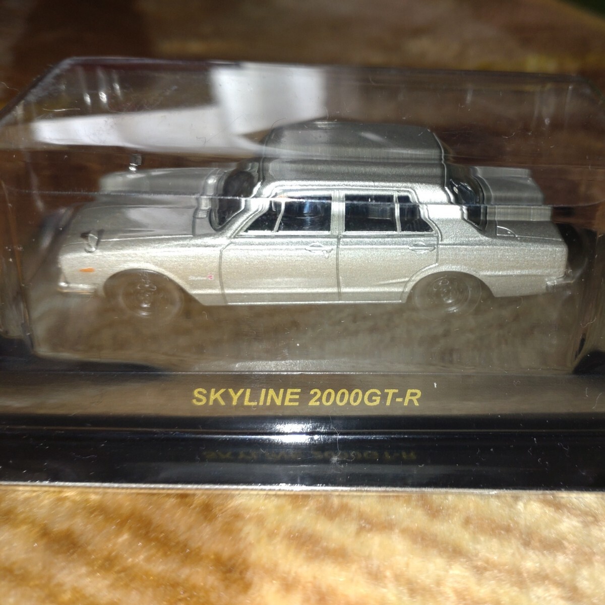 京商 1/64 日産スカイライン・GT-Rミニカーコレクション SKYLINE 2000GT-R シルバー　サークルKサンクス_画像3