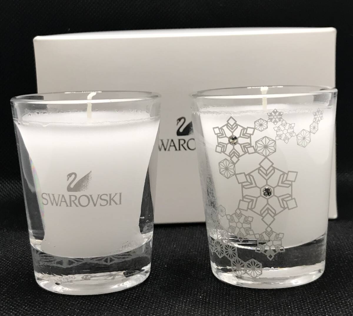 (SH2826) SWARVSKI Swarovski ароматическая свеча не использовался не продается rose. аромат 