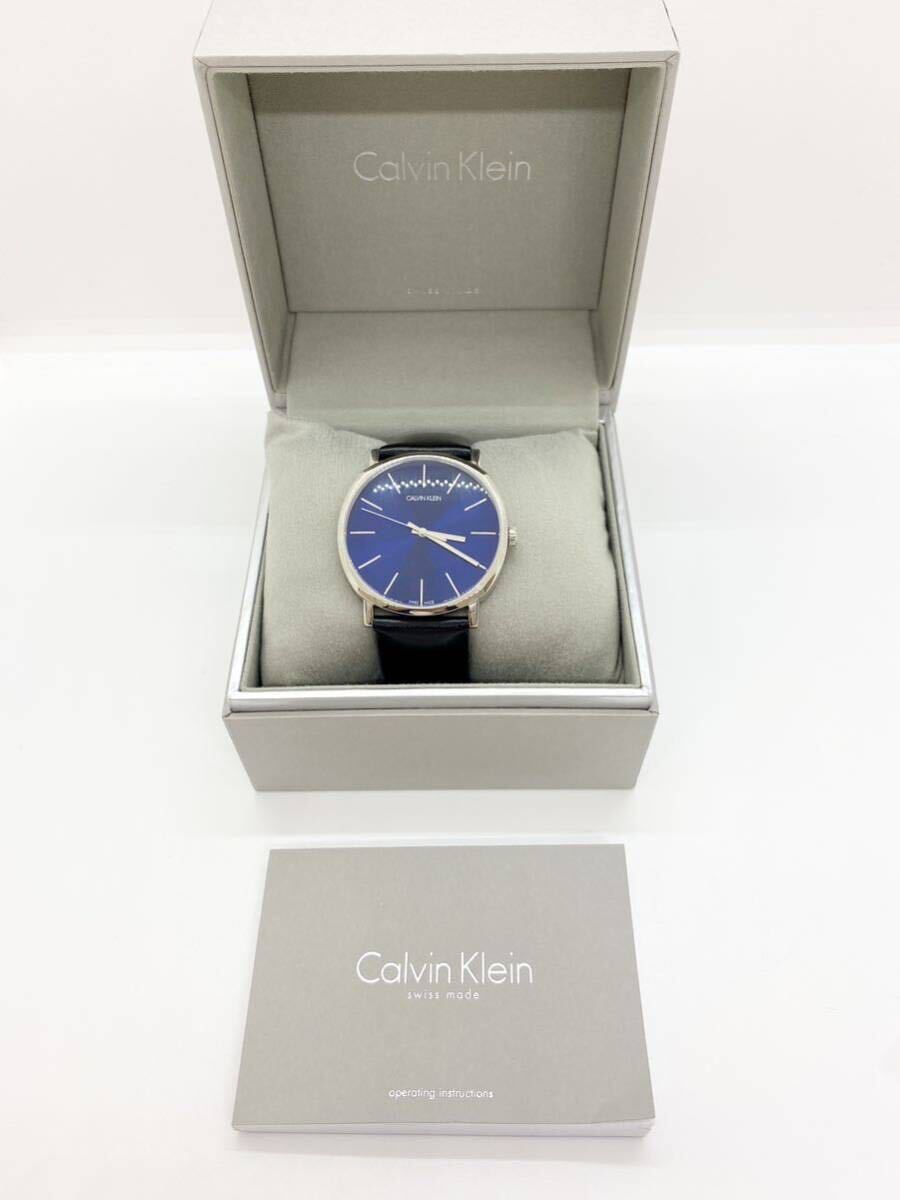 （I 148 a） Calvin Klein カルバン・クライン メンズ腕時計 中古／不動／現状品 K8Q 311の画像1