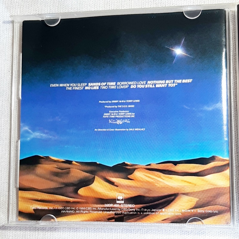 THE S.O.S. BAND「SANDS OF TIME」＊1986年リリース・6thアルバム　＊Jam & Lewisがプロデュースを担当　＊名曲「THE FINEST」収録_画像3