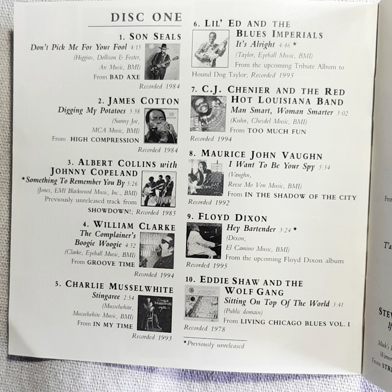 V.A.「THE ALLIGATOR RECORDS 25TH ANNIVERSARY COLLECTION」＊1971年~1996年の38曲。Albert Collins、Roy Buchananなどの未発表曲も収録の画像7