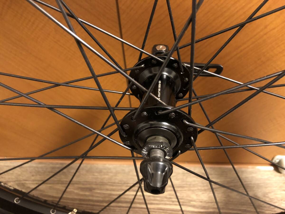 26インチ 前後ホイールセット DEORE HUB MAVIC 317DISC ホイール 前後 セット おまけタイヤ付きの画像9