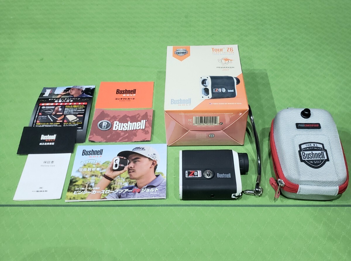 ブッシュネル Bushnell ピンシーカースロープツアーZ6ジョルト (中古品) ゴルフ用レーザー距離計の画像1