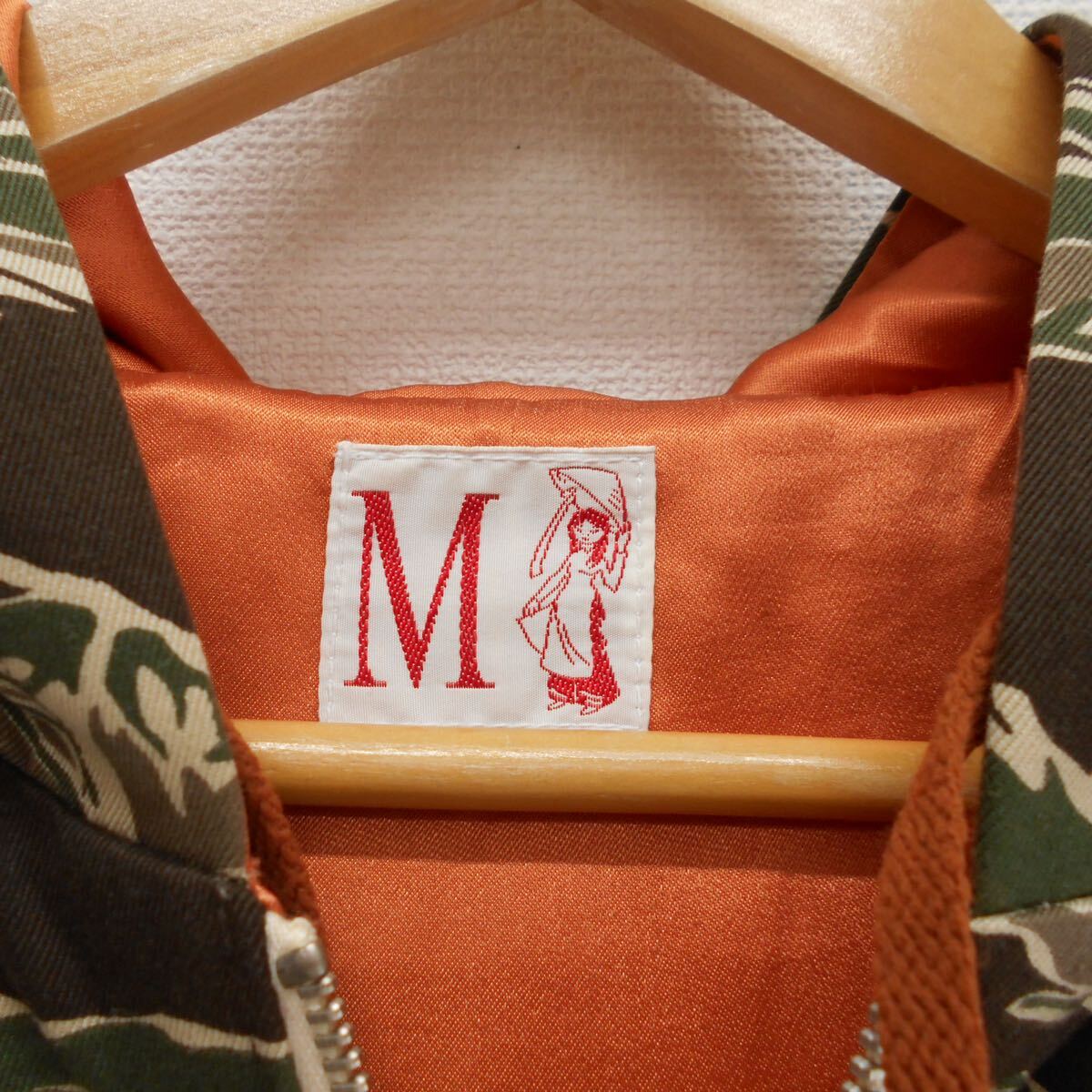 THE REAL McCOY'S リアルマッコイズ 明仙縫製 タイガーカモ ジップアップパーカー ジャケット 迷彩 M 10115663の画像8