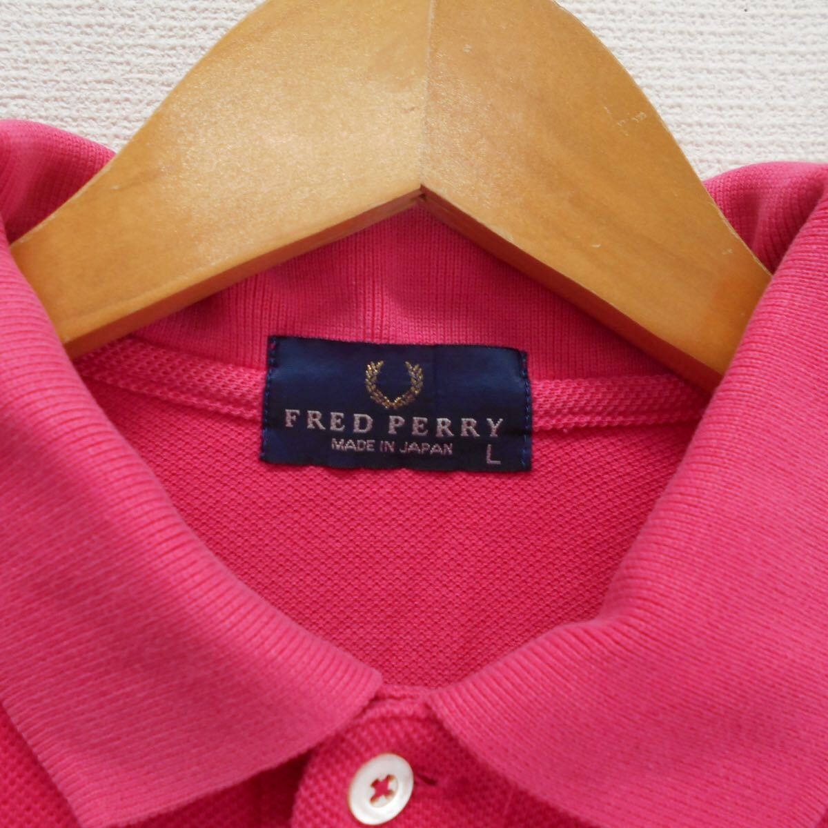 FRED PERRY フレッドペリー TM-6 ポロシャツ 半袖 ワンポイント L 10115721_画像6