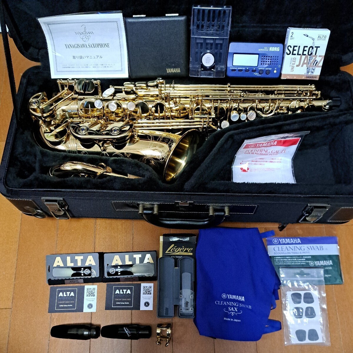 ★美品★ YANAGISAWA A-WO10アルトサックス ハードケース付き _画像1