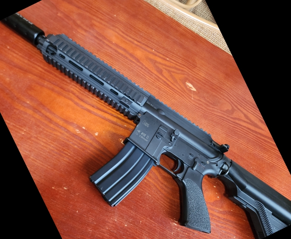 We？ フルメタル ガスブローバックライフル HK416d gbb ジャンク扱いの画像2