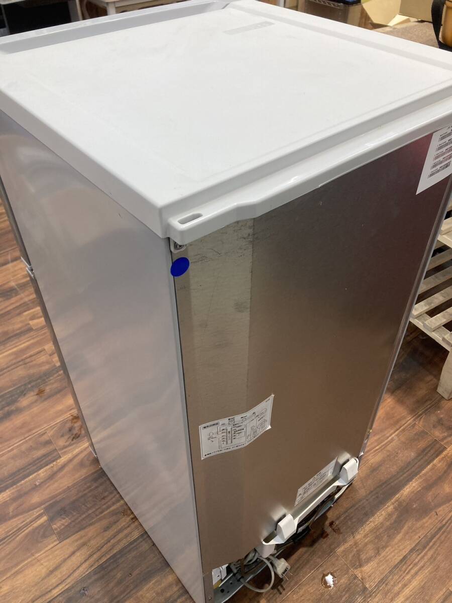 送料無料S84448 Haier 2ドア冷凍冷蔵庫 JR-N106H 106L 良品の画像3