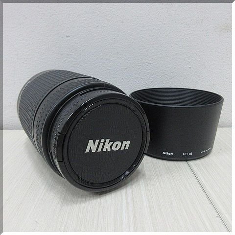 ★ニコン Nikon ED AF NIKKOR 70-300mm 1:4-5.6D 一眼カメラ用 レンズ HB-15 レンズフード付き★_画像1