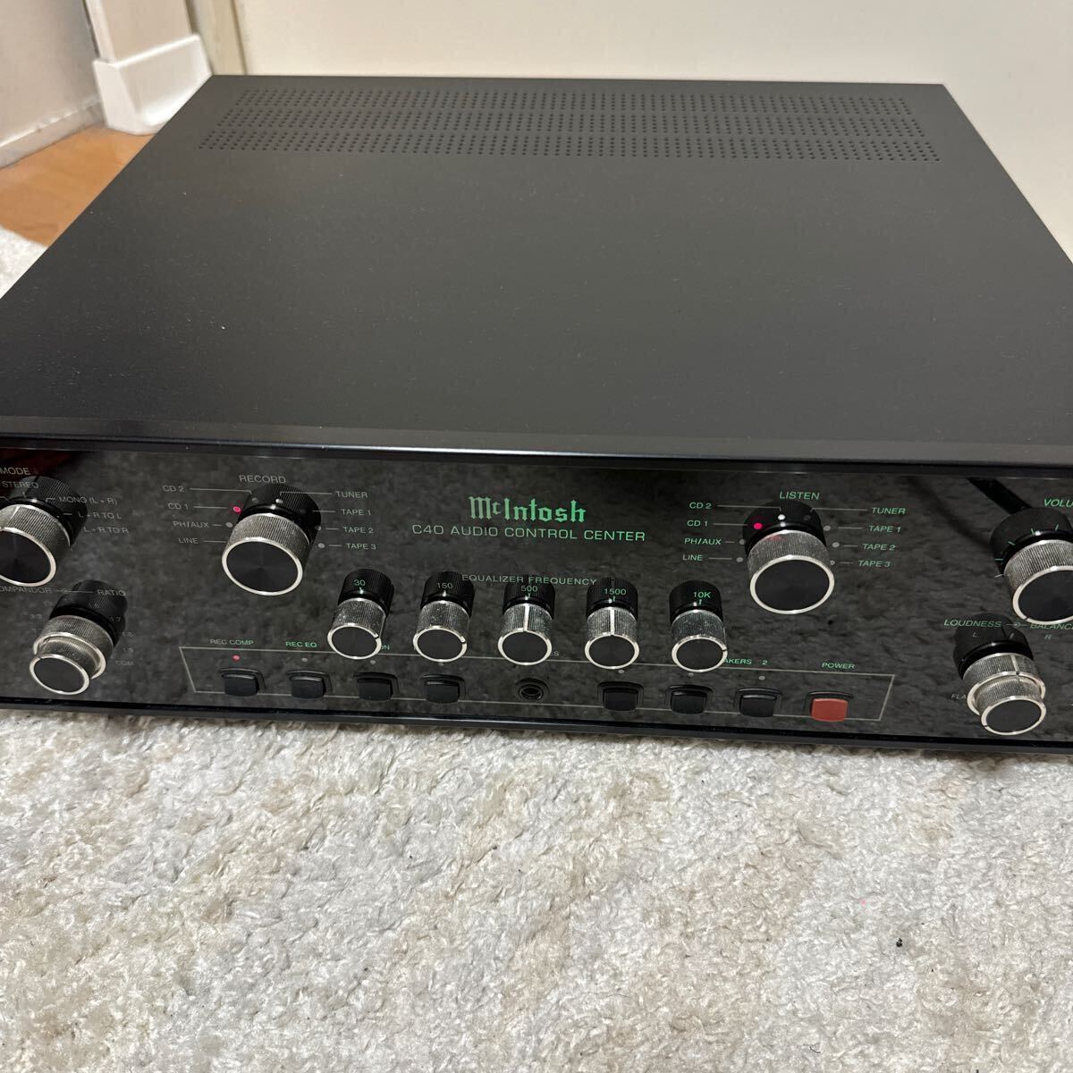 McIntosh C40 マッキントッシュ プリメインアンプ AMPLIFIER 音響機材 _画像6