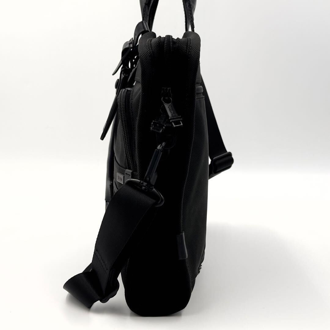 【ほぼ未使用】 TUMI トゥミ ビジネスバッグ 2way ブリーフケース バックパック 出張用バッグ かばん ハンドバッグ 黒 ブラックの画像3