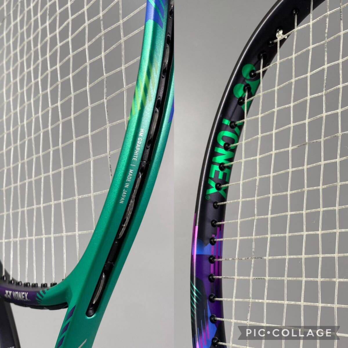 ①【超極上】YONEX VCORE PRO 100 G3 2021 Vコアプロ100 硬式 300g テニスラケット 03VP100 オールラウンド 中級〜_画像8