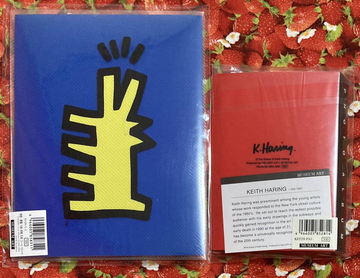 キースヘリング　Keith Haring フォトアルバム レターセット（便箋10枚 封筒5枚 シール1シート）_画像2