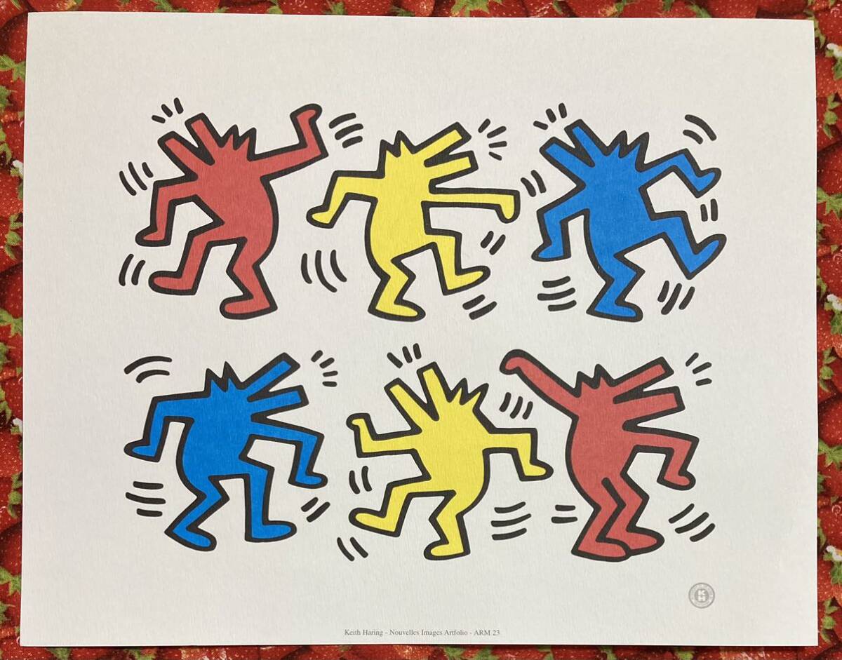 キースヘリング Keith Haring Nouvelles images Artfolio ARM 23 ポスター 縦24cm×横30cm_画像1