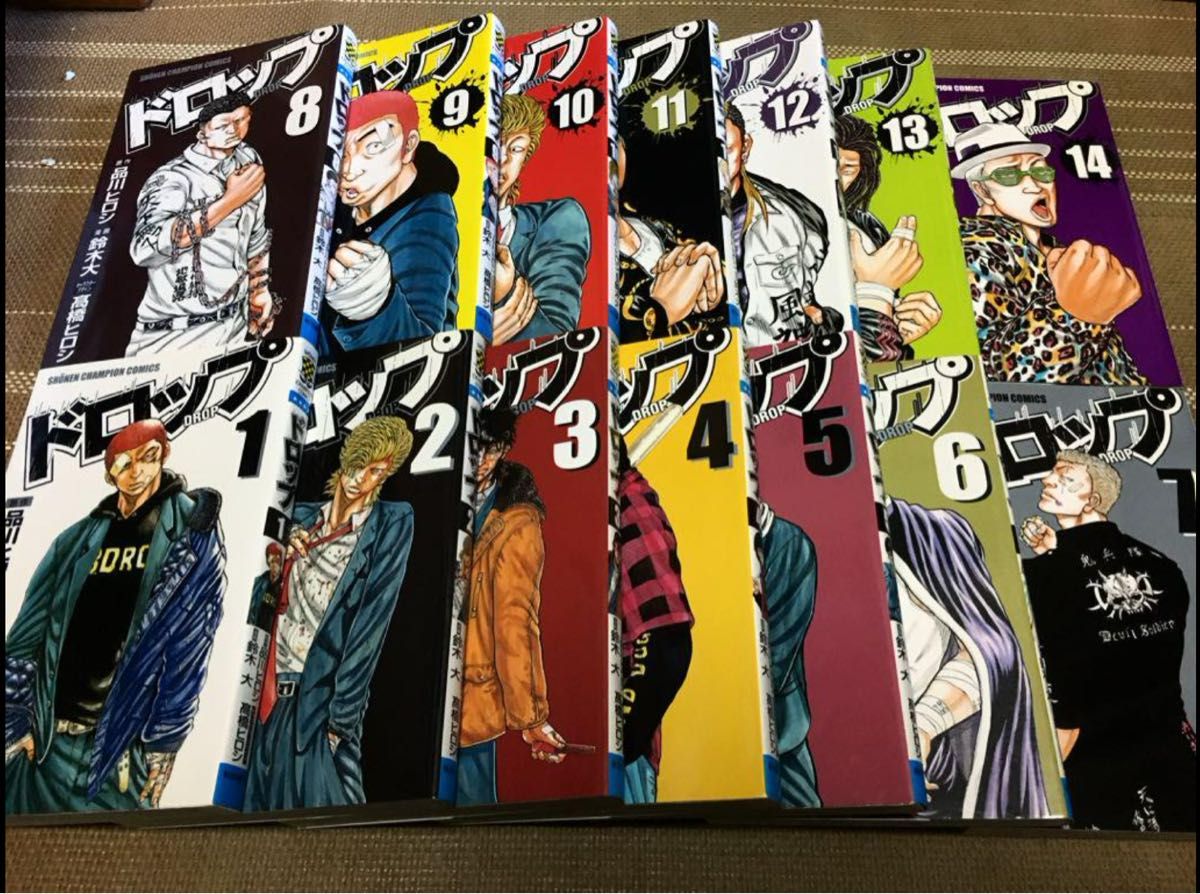 ドロップ 漫画 全巻(1〜14巻)、OG(1〜11巻)