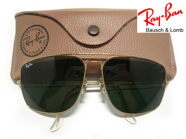 Vintage B&L RayBan EXPLORER USA G15 62mm BLボシュロムMETALメタル エクスプローラ ゴールドGOLDパイロット グラス金アメリカ サングラスの画像1