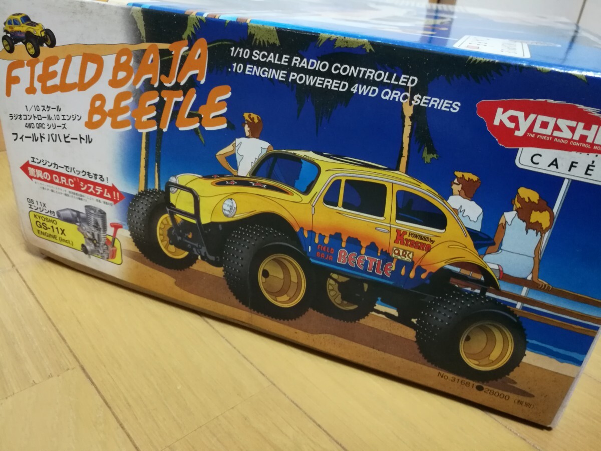 [ that time thing ] Kyosho 1/10 10 engine 4WD QRC field Baja Beetle No.31681 new goods GS-11X engine attaching radio-controller engine car . back . make 